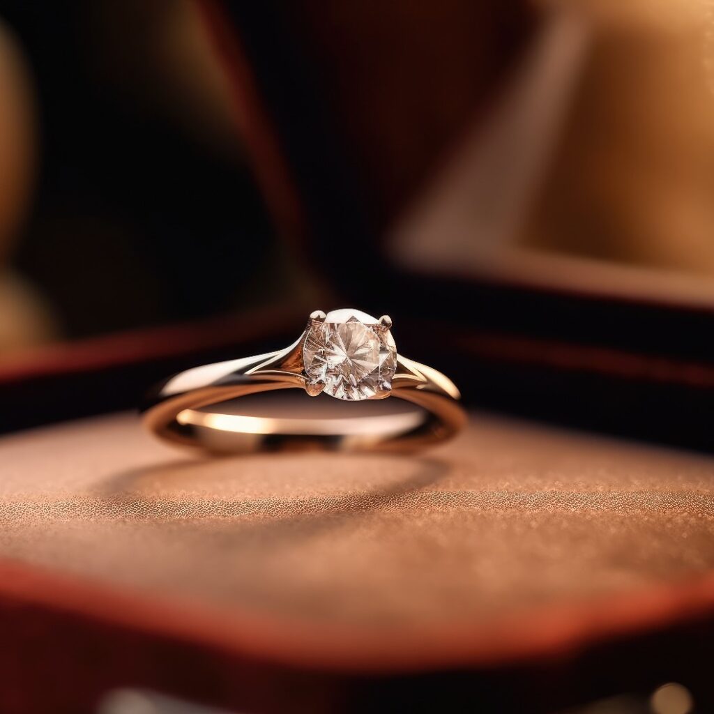 Ring als Diamantbestattung